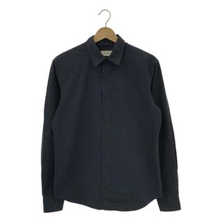 ルメール(LEMAIRE)のLEMAIRE / ルメール | コットン レギュラーカラーシャツ | 48 | ネイビー | メンズ(Tシャツ/カットソー(七分/長袖))