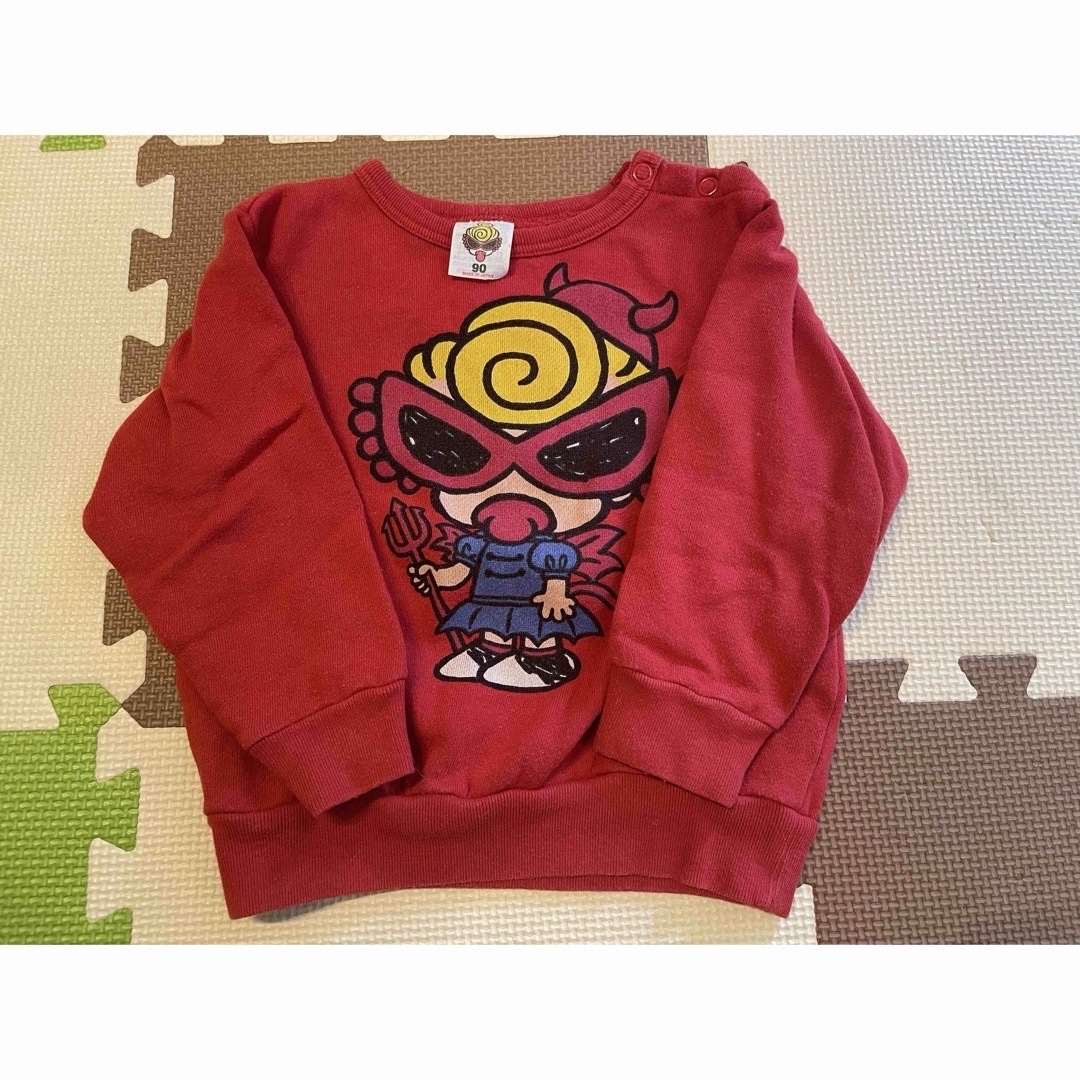 HYSTERIC MINI(ヒステリックミニ)のMY FIRST HYSTERIC　MISS DEVIL 裏起毛トレーナー キッズ/ベビー/マタニティのキッズ服女の子用(90cm~)(その他)の商品写真