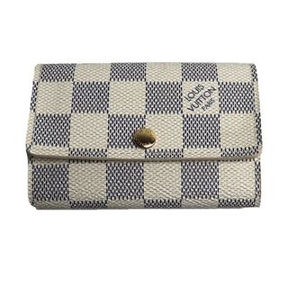 ルイヴィトン(LOUIS VUITTON)のLOUIS VUITTON ルイ・ヴィトン ミュルティクレ6 キーケース ダミエアズール ホワイト N61745 CT4059 ユニセックス【中古】【美品】(キーケース)