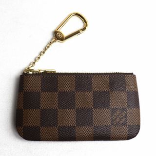 ルイヴィトン(LOUIS VUITTON)のLOUIS VUITTON ルイ・ヴィトン ポシェットクレ コインケース カードキーケース ダミエ ブラウン N62658 CT0224 レディース【中古】(コインケース)