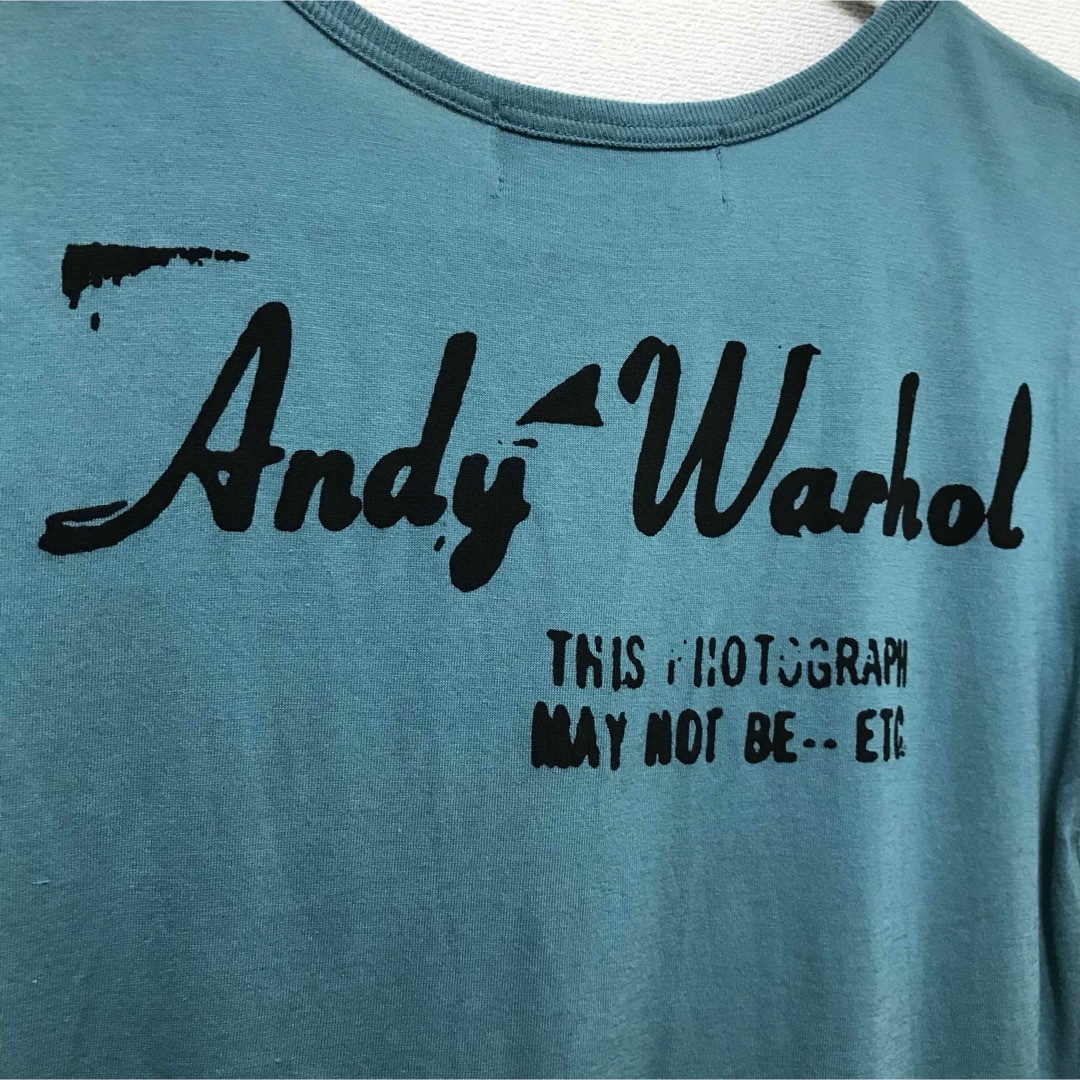 HYSTERIC GLAMOUR(ヒステリックグラマー)のヒステリックグラマー【美品】andy warhol スカル 半袖 カットソー レディースのトップス(Tシャツ(半袖/袖なし))の商品写真