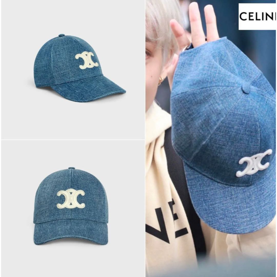 celine(セリーヌ)の美品♡CELINE ベースボールキャップ レディースの帽子(キャップ)の商品写真