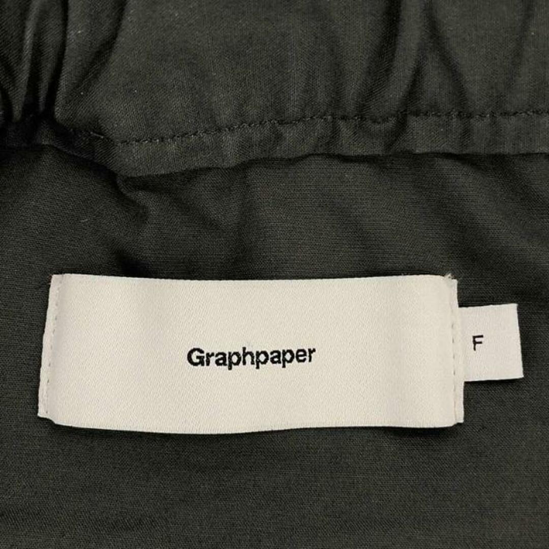 Graphpaper(グラフペーパー)のGraphpaper / グラフペーパー | 2022SS | STRETCH TYPEWRITER WIDE CHEF SHORTS ストレッチタイプライター ワイドシェフショーツ | F | チャコール | メンズ メンズのパンツ(その他)の商品写真