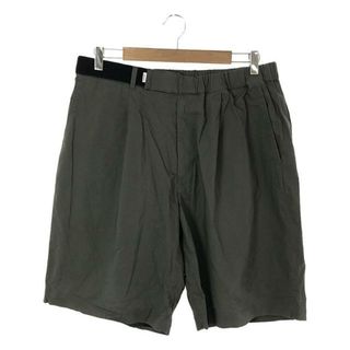 Graphpaper / グラフペーパー | 2022SS | STRETCH TYPEWRITER WIDE CHEF SHORTS ストレッチタイプライター ワイドシェフショーツ | F | チャコール | メンズ