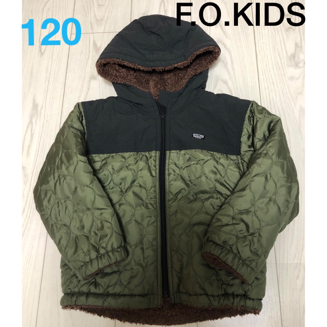 F.O.KIDS(エフオーキッズ)のリバーシブルアウター　120 キッズ/ベビー/マタニティのキッズ服男の子用(90cm~)(ジャケット/上着)の商品写真