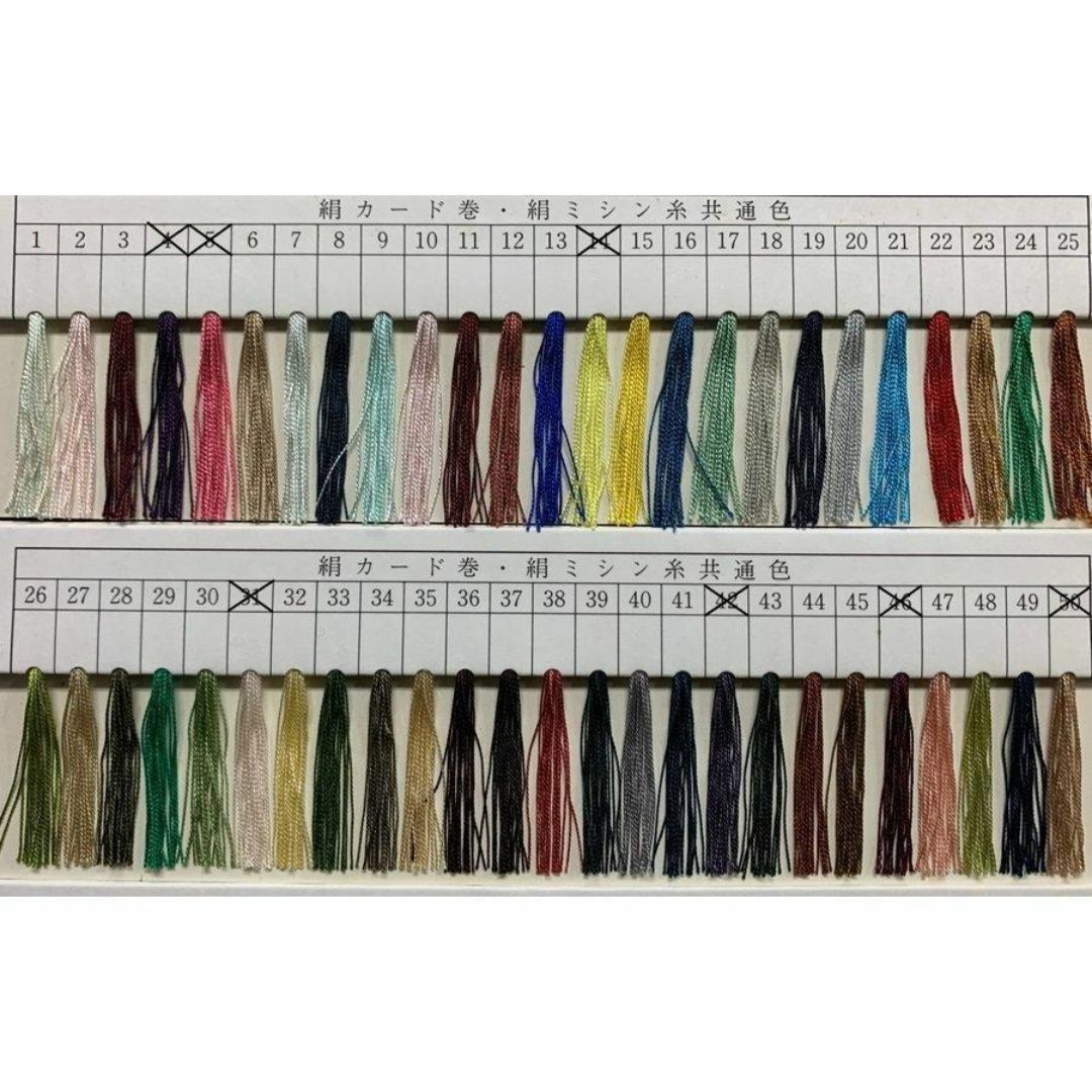 京サクラ印　大同糸業　絹手縫い糸　カード40m　1枚　37番 ハンドメイドの素材/材料(生地/糸)の商品写真