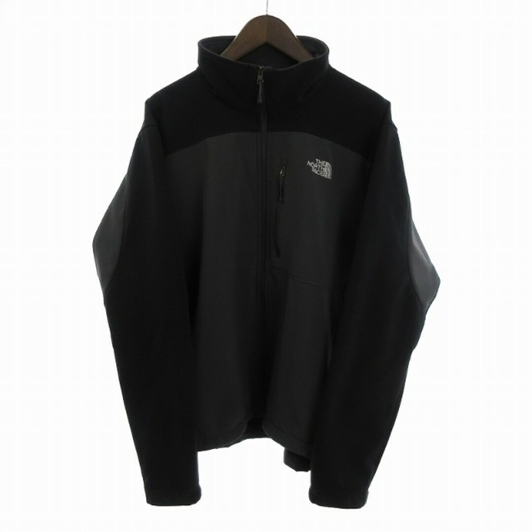 THE NORTH FACE(ザノースフェイス)のザノースフェイス ジップアップジャケット ブルゾン 黒  グレー L メンズのジャケット/アウター(ブルゾン)の商品写真