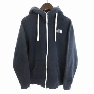 ザノースフェイス(THE NORTH FACE)のリアビューフルジップフーディ パーカー ジップアップ 裏起毛 NT11530 紺(パーカー)