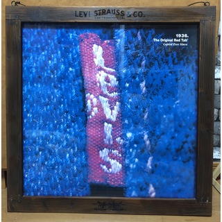 リーバイス(Levi's)のLevis リーバイス 木枠 ポスター 販促 ノベルティ　ヴィンテージ(その他)