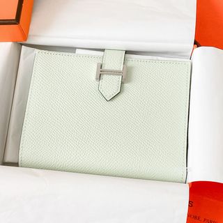 エルメス(Hermes)の2回使用 エルメス　ベアンコンパクト　ヴェールフィズ　エプソン(財布)