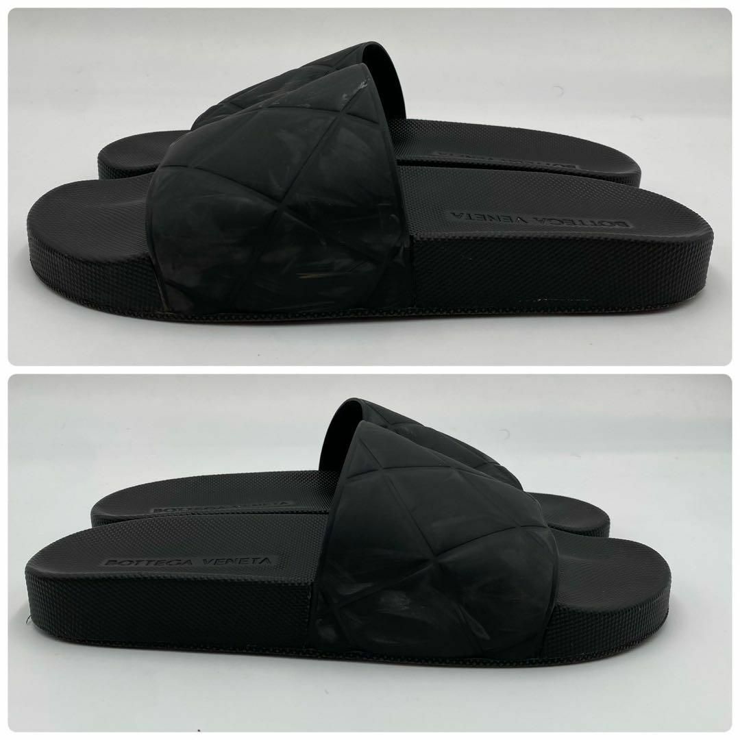 Bottega Veneta(ボッテガヴェネタ)の定価８万 BOTTEGA VENETA/ラバー スライダー サンダル/ブラック メンズの靴/シューズ(サンダル)の商品写真