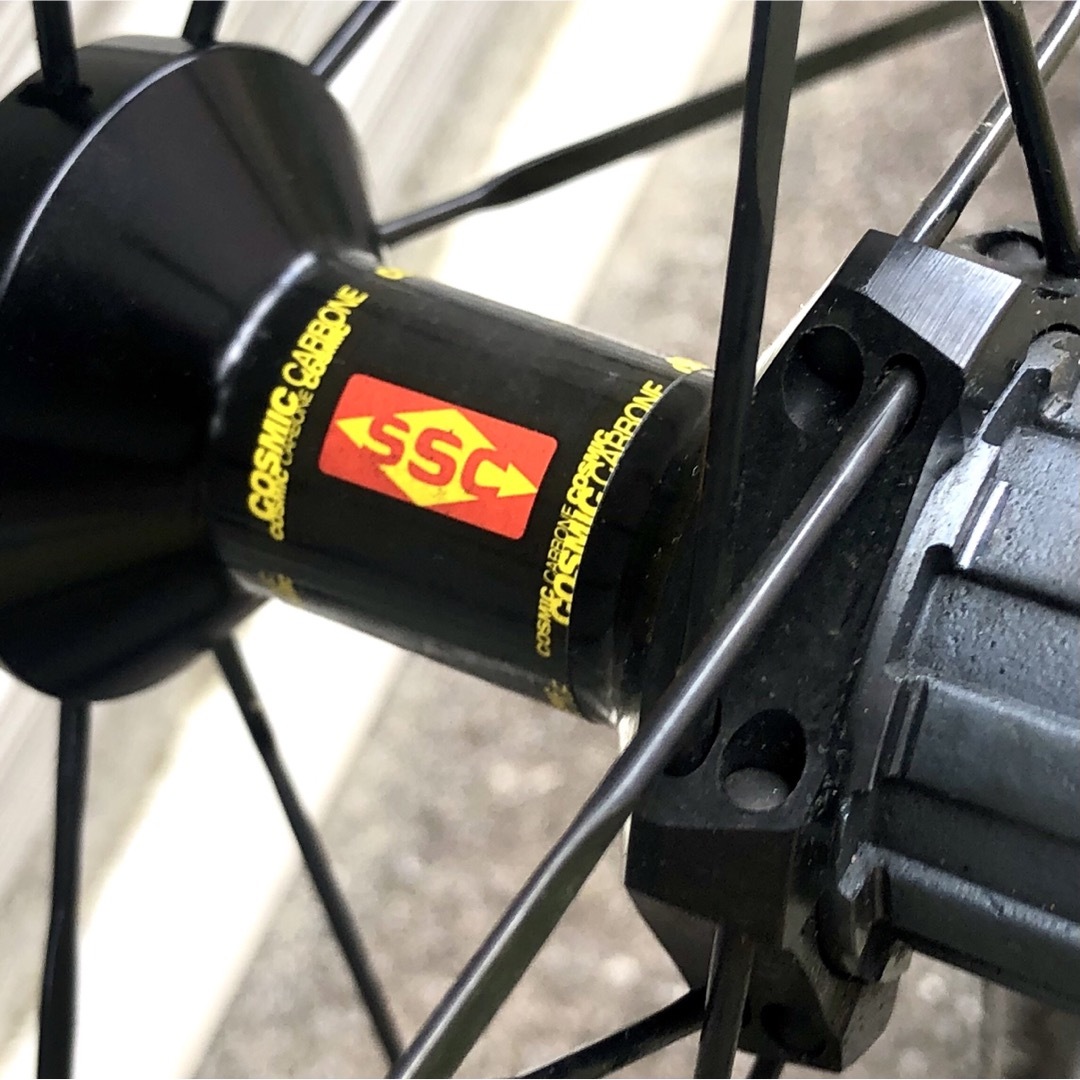 MAVIC COSMIC CARBON PRO TU カーボンホイール前後セットの通販 MAVIC COSMIC CARBON PRO TU カーボンホイール前後セットの通販