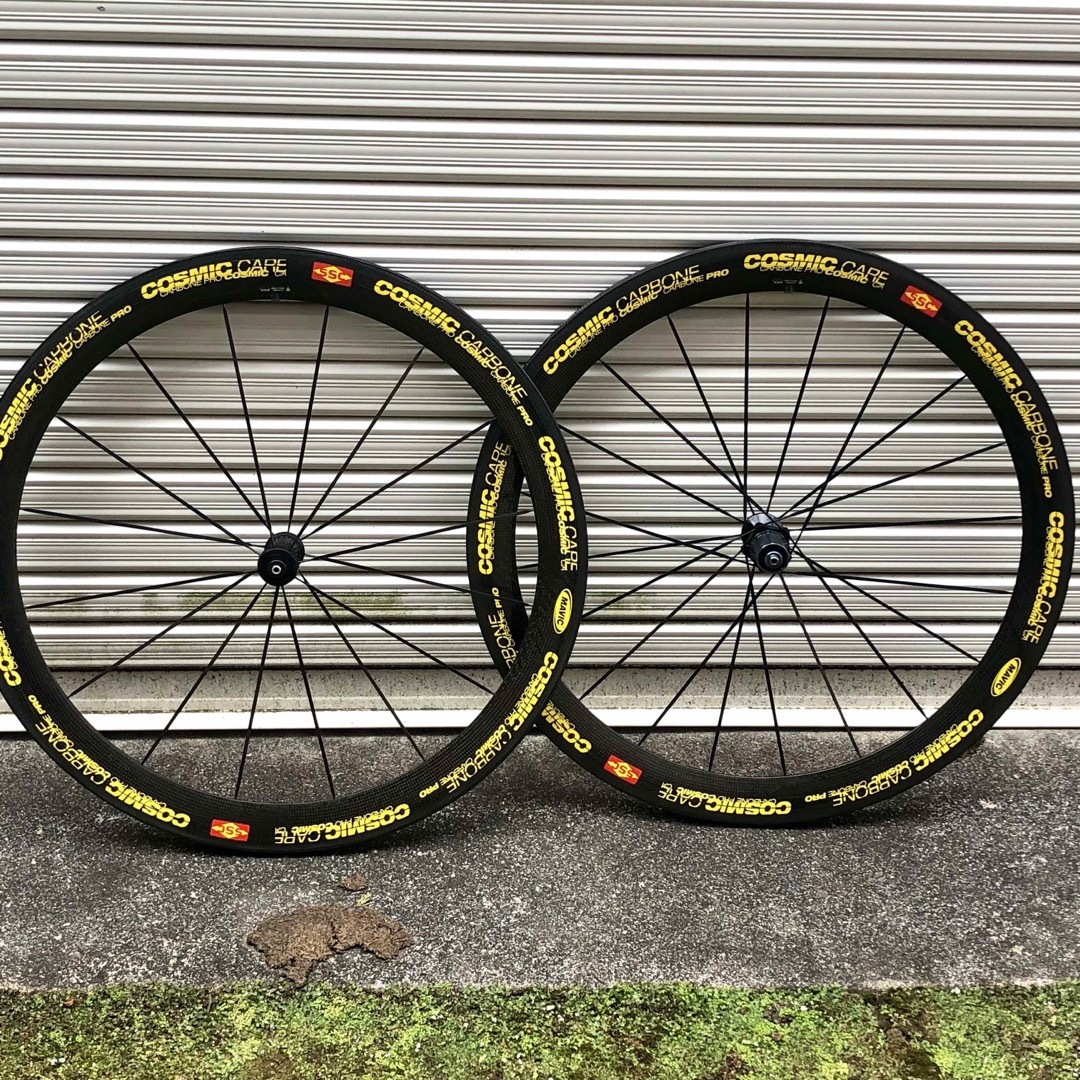 MAVIC COSMIC CARBON PRO TU カーボンホイール前後セットの通販 MAVIC COSMIC CARBON PRO TU カーボンホイール前後セットの通販