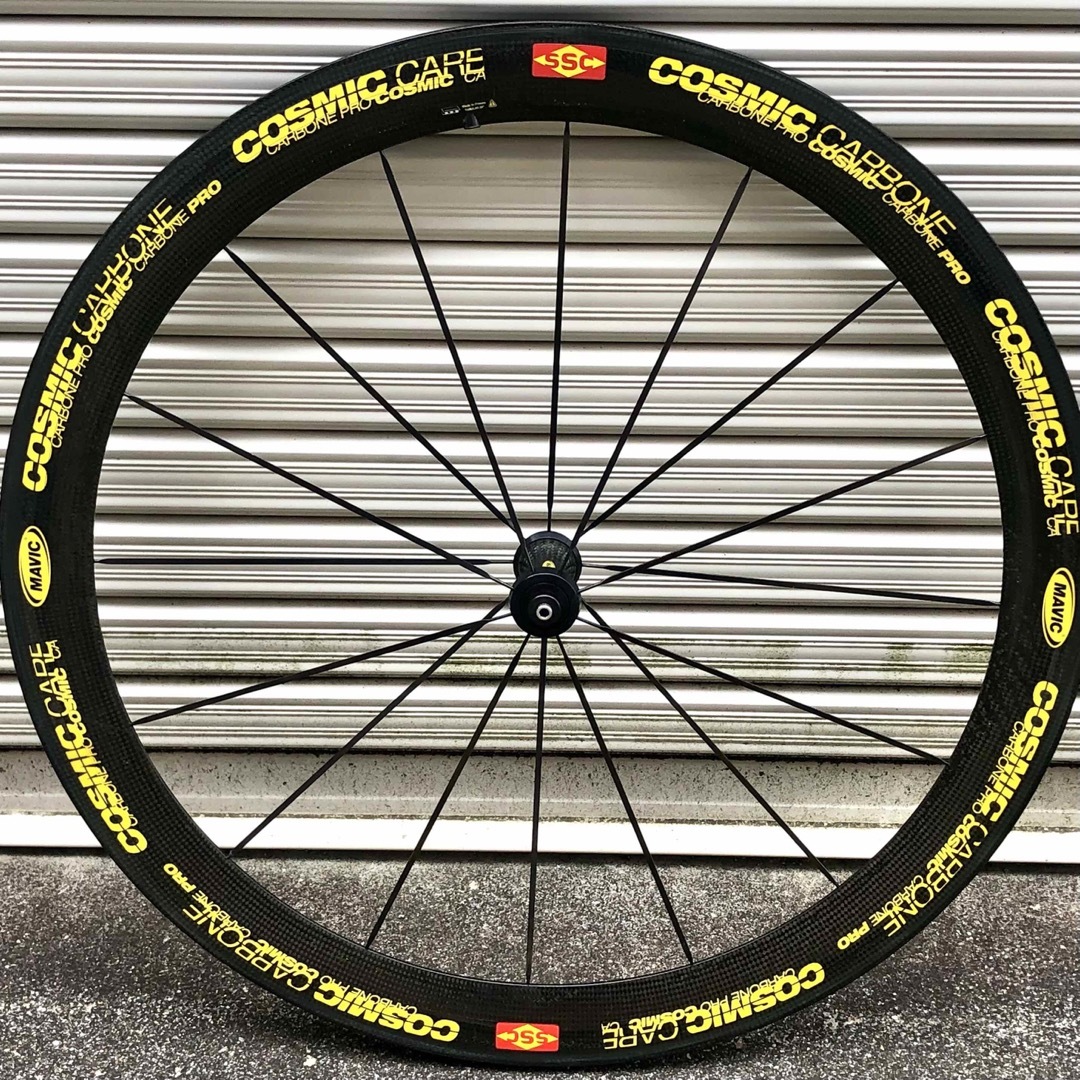 MAVIC COSMIC CARBON PRO TU カーボンホイール前後セットの通販 MAVIC COSMIC CARBON PRO TU カーボンホイール前後セットの通販