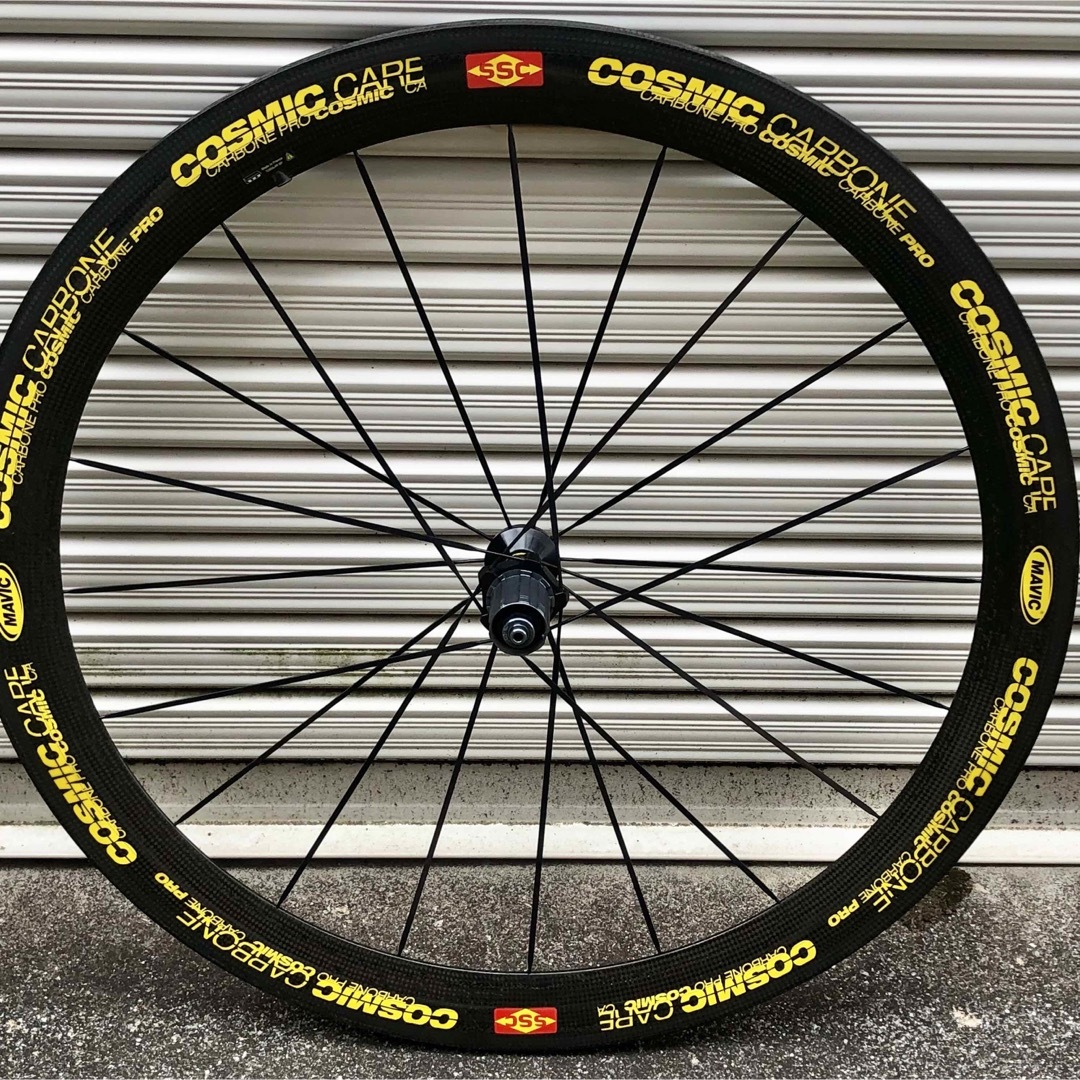 MAVIC COSMIC CARBON PRO TU カーボンホイール前後セットの通販 MAVIC COSMIC CARBON PRO TU カーボンホイール前後セットの通販