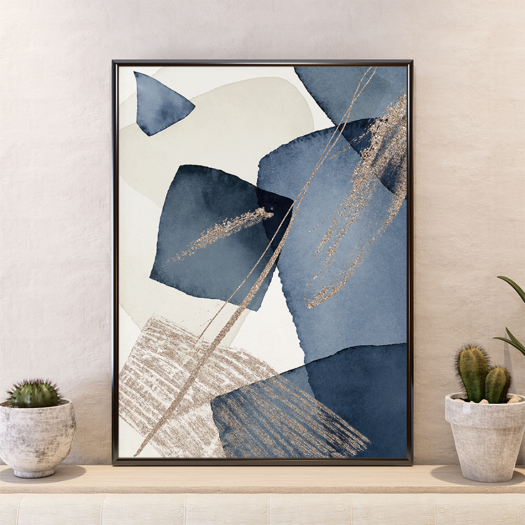 エレガントな幾何学模様 ミニマリストアート 3枚セット インテリアポスター  ハンドメイドのインテリア/家具(アート/写真)の商品写真