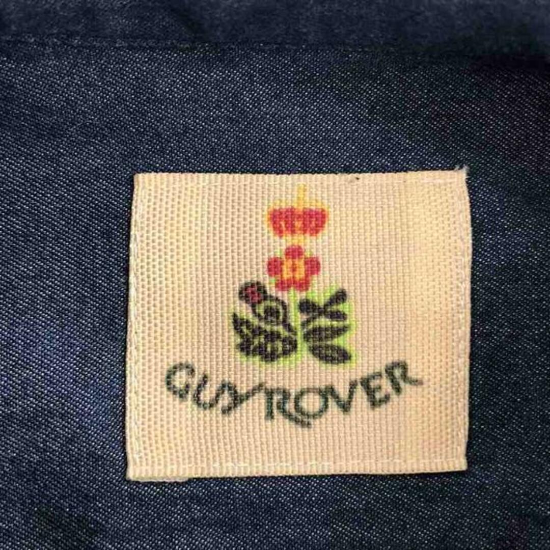GUY ROVER(ギローバー)のGUY ROVER / ギローバー | コットンシャンブレー ラウンドカラーシャツ | S | インディゴ | メンズ メンズのトップス(Tシャツ/カットソー(七分/長袖))の商品写真