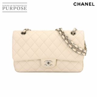 シャネル(CHANEL)の新品同様 シャネル CHANEL マトラッセ 25 チェーン ショルダー バッグ キャビアスキン ホワイト A01112 シルバー 金具 VLP 90231959(ショルダーバッグ)