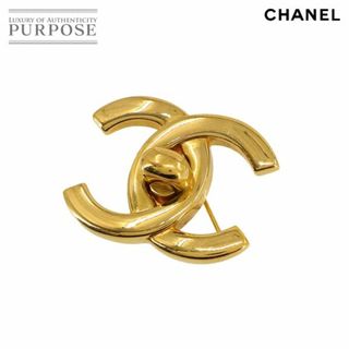 シャネル(CHANEL)のシャネル CHANEL ココマーク ターンロック ブローチ 96P ゴールド アクセサリー ヴィンテージ VLP 90233267(ブローチ/コサージュ)