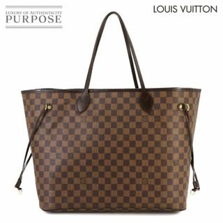 ルイヴィトン(LOUIS VUITTON)のルイ ヴィトン LOUIS VUITTON ダミエ ネヴァーフル GM トート バッグ エベヌ スリーズ N51106 ゴールド 金具 VLP 90233940(トートバッグ)