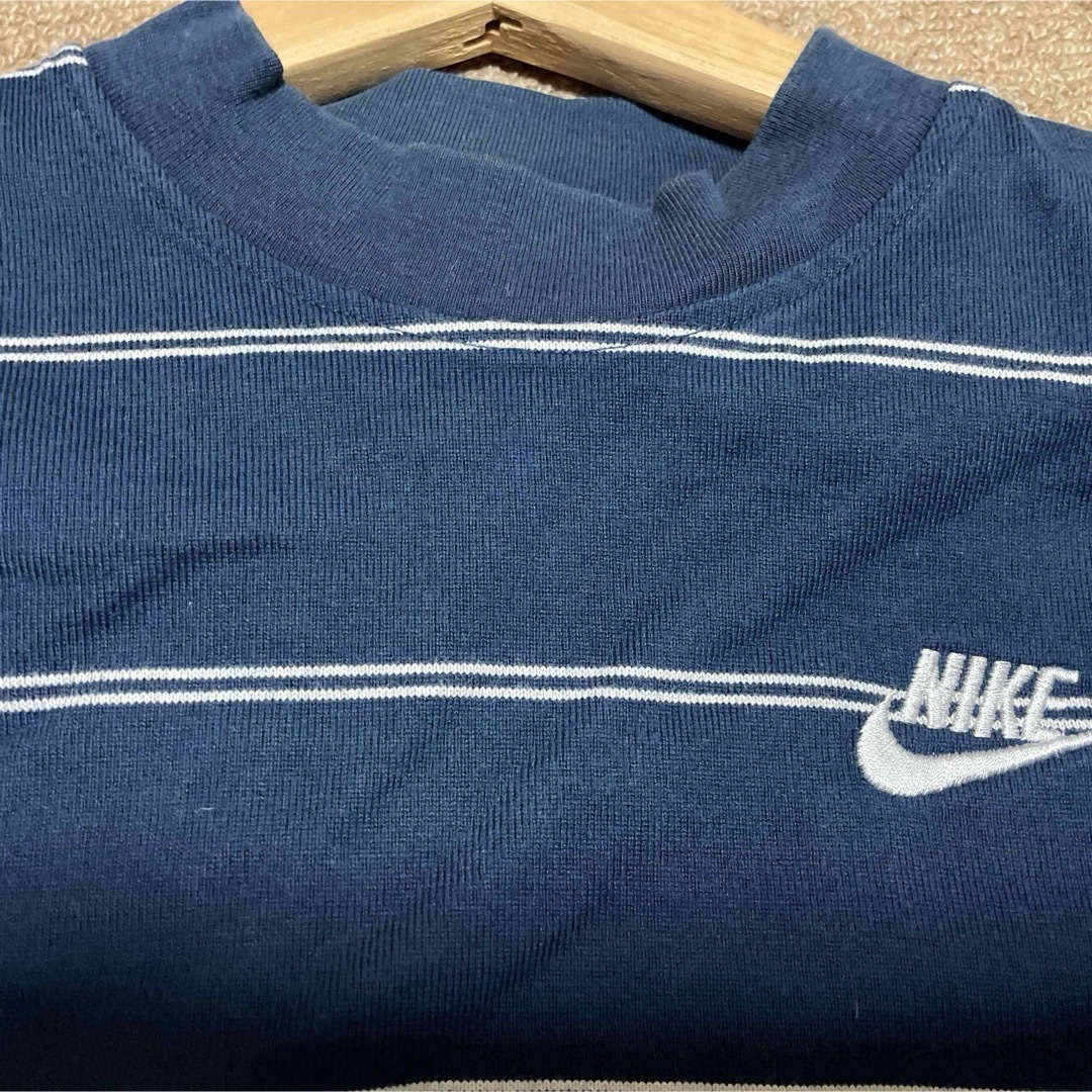 NIKE(ナイキ)のNIKE ボーダーTシャツ　S レディースのトップス(Tシャツ(長袖/七分))の商品写真