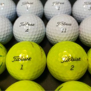 タイトリスト(Titleist)の【良品】'21 Pro V1 20球(白,黄)② タイトリスト ロストボール(その他)