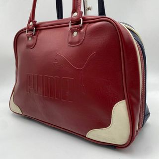PUMA - 【希少】PUMA レザー バイカラー ボストンバッグ PUMA - 【希少】PUMA レザー バイカラー ボストンバッグ