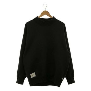 WTAPS / ダブルタップス | 2023AW | MOCK NECK SWEATER POLY.FORTLESS モックネックスウェット | 3 | ブラック | メンズ