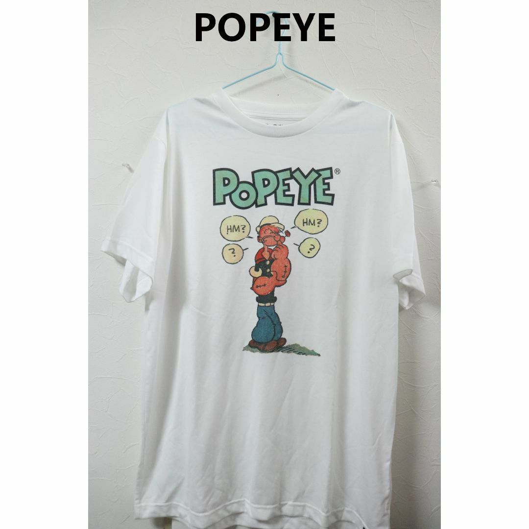 プロフ必読POPEYE HM? Tシャツ/ポパイかわいい♪良品XL メンズのトップス(Tシャツ/カットソー(半袖/袖なし))の商品写真