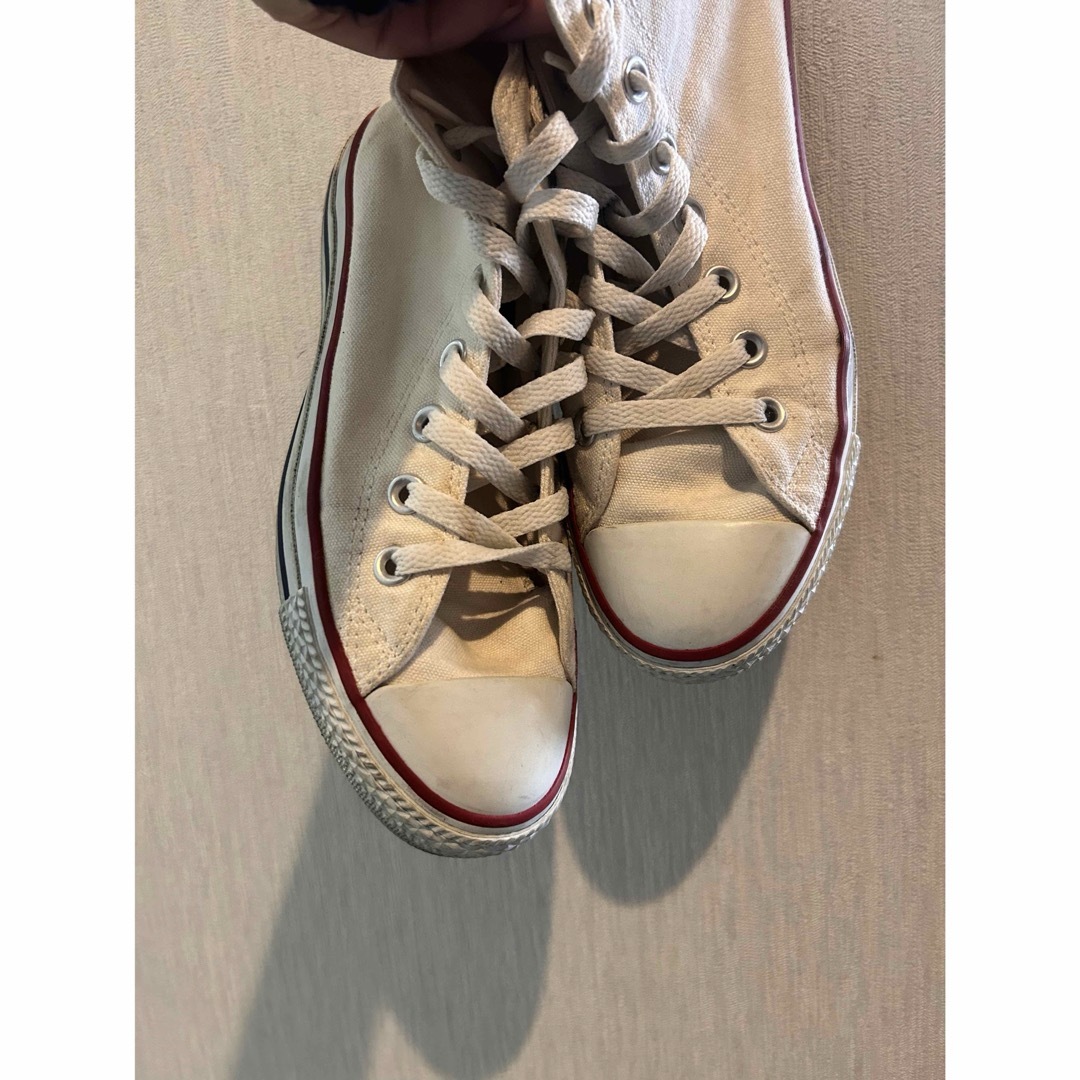 CONVERSE(コンバース)のコンバース　ホワイト　ヴィンテージ　23 レディースの靴/シューズ(スニーカー)の商品写真