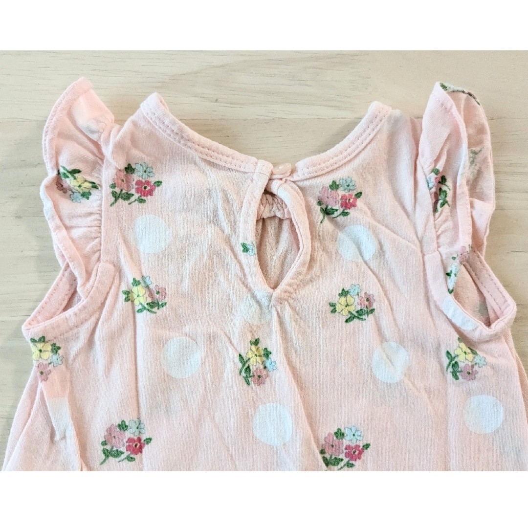 babyGAP(ベビーギャップ)の半袖 ロンパース　60 キッズ/ベビー/マタニティのベビー服(~85cm)(ロンパース)の商品写真