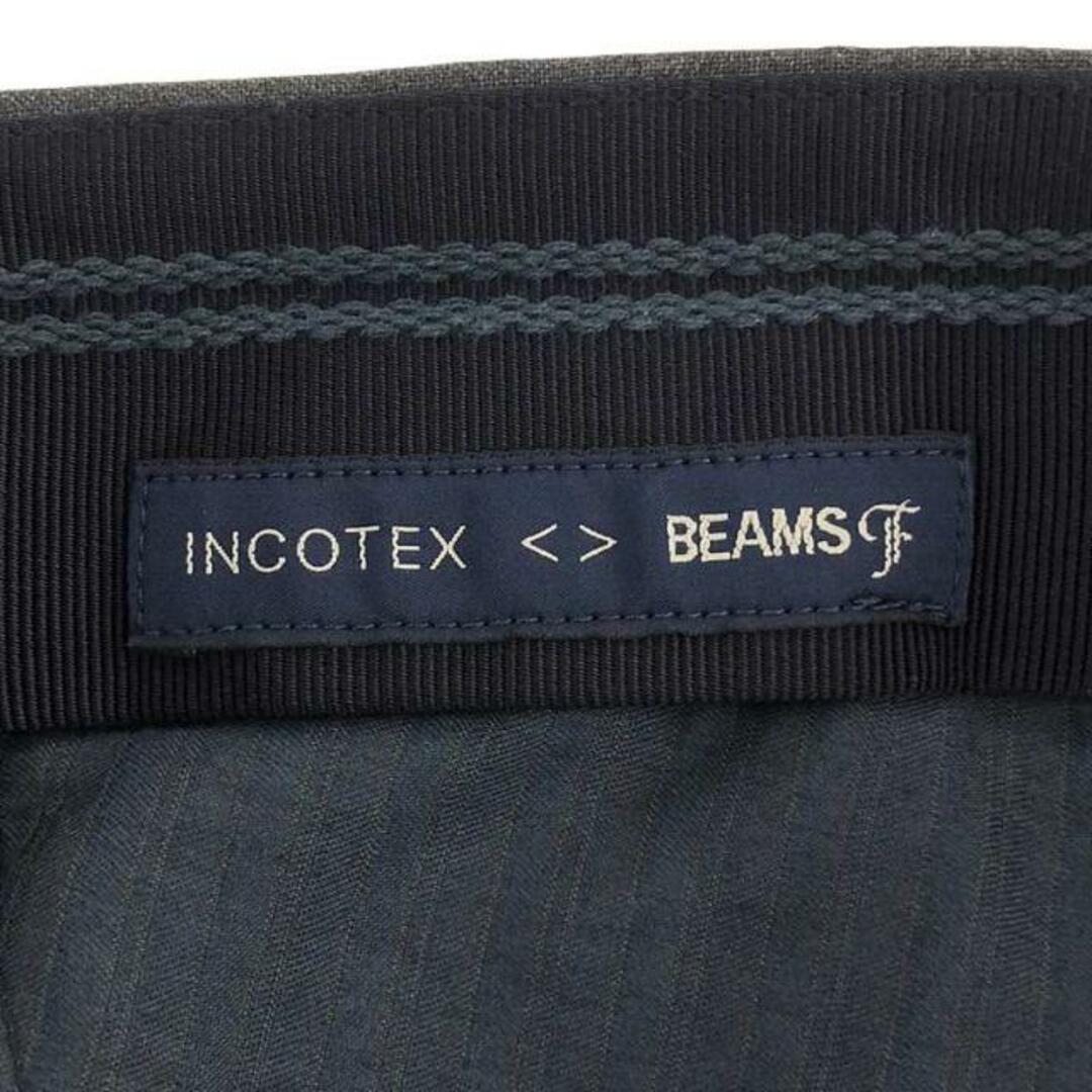 INCOTEX(インコテックス)のINCOTEX / インコテックス | × BEAMS F ビームスエフ別注 SLIM FIT SUPER100s ウール 1タック テーパードスラックス | 46 | グレー | メンズ メンズのパンツ(その他)の商品写真