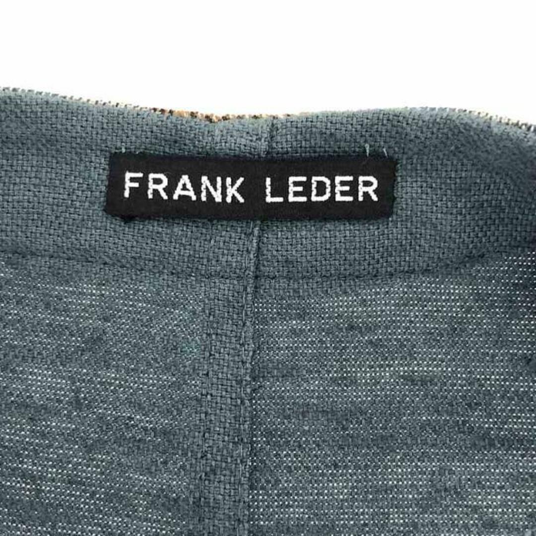 FRANK LEDER(フランクリーダー)のFRANK LEDER / フランクリーダー | グランチェック Vネックベスト | グリーン/ブラック/オレンジ | レディース レディースのトップス(ベスト/ジレ)の商品写真