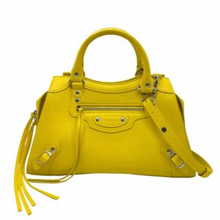 Balenciaga - バレンシアガ BALENCIAGA ショルダーバッグ ハンドバッグ ネオクラシックシティS レザー イエロー レディース 638521 送料無料【中古】 z0958