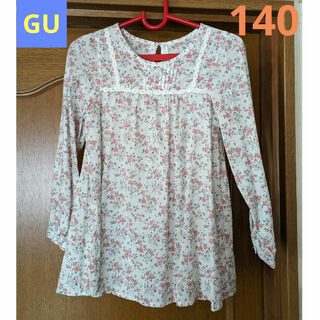 ジーユー(GU)のGU　チュニック　女の子　140センチ(Tシャツ/カットソー)