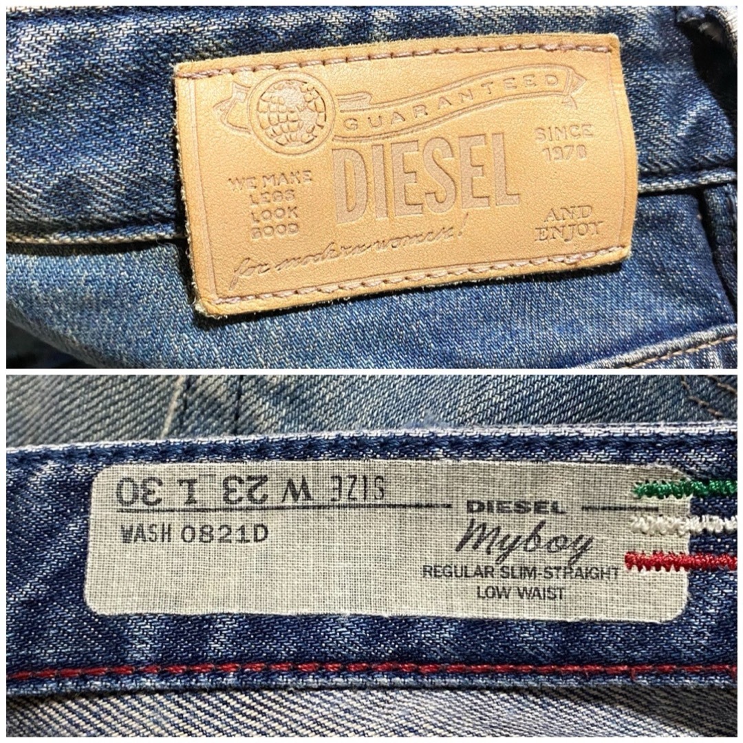 DIESEL(ディーゼル)のDIESEL ディーゼル myboy レギュラー スリム ストレート サイズ23 レディースのパンツ(デニム/ジーンズ)の商品写真