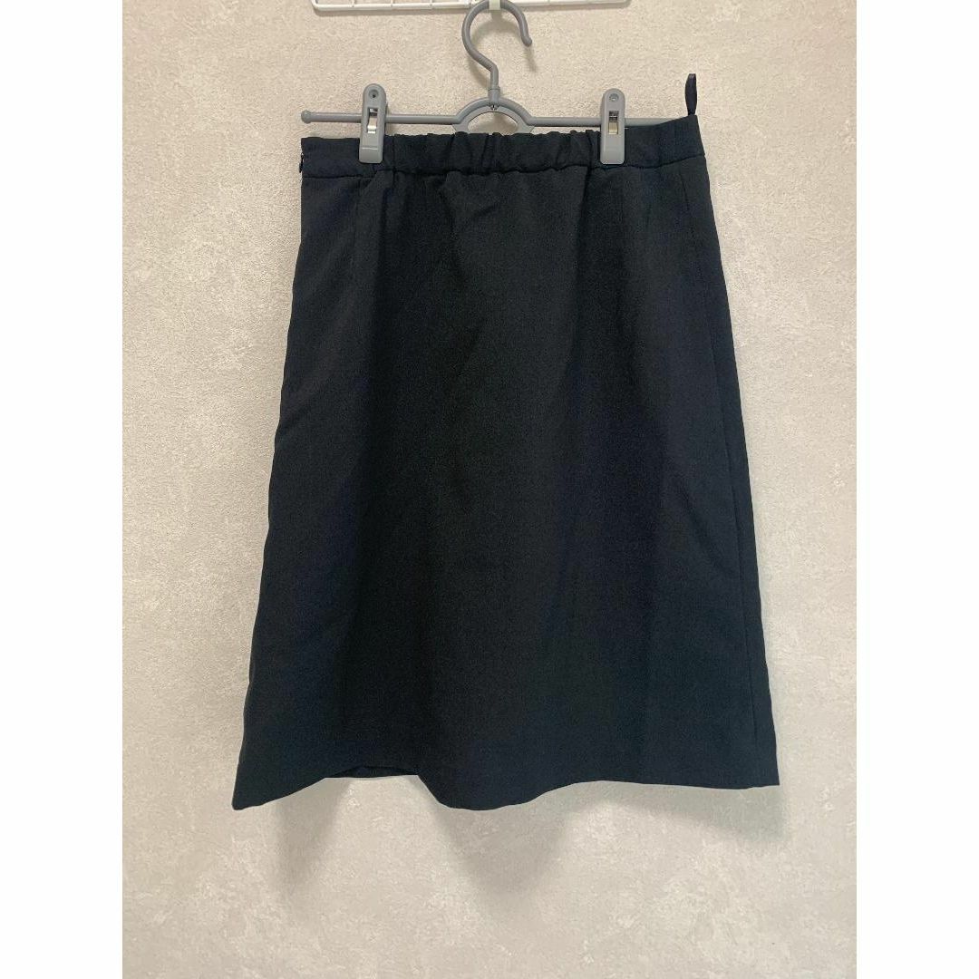 黒スカート　サイズLL　（オフィス・ビジネス） レディースのスカート(ひざ丈スカート)の商品写真