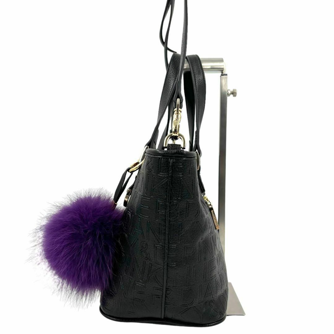 Pinky&Dianne(ピンキーアンドダイアン)の極美品✨ピンキー&ダイヤン　ダイアン　2WAYショルダートートバッグ　ファー レディースのバッグ(トートバッグ)の商品写真