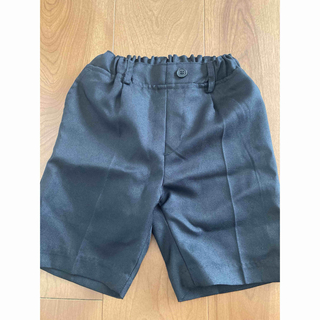ニシマツヤ(西松屋)の西松屋　フォーマル黒パンツ5分丈　90サイズ(パンツ/スパッツ)