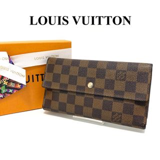 ルイヴィトン(LOUIS VUITTON)のルイヴィトン　ダミエ　ポルトトレゾール　インターナショナル　長財布　美品(財布)