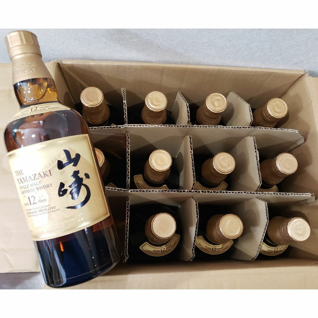 【新品未開封】山崎12年 700ml 12本セット【送料込】 食品/飲料/酒の酒(ウイスキー)の商品写真