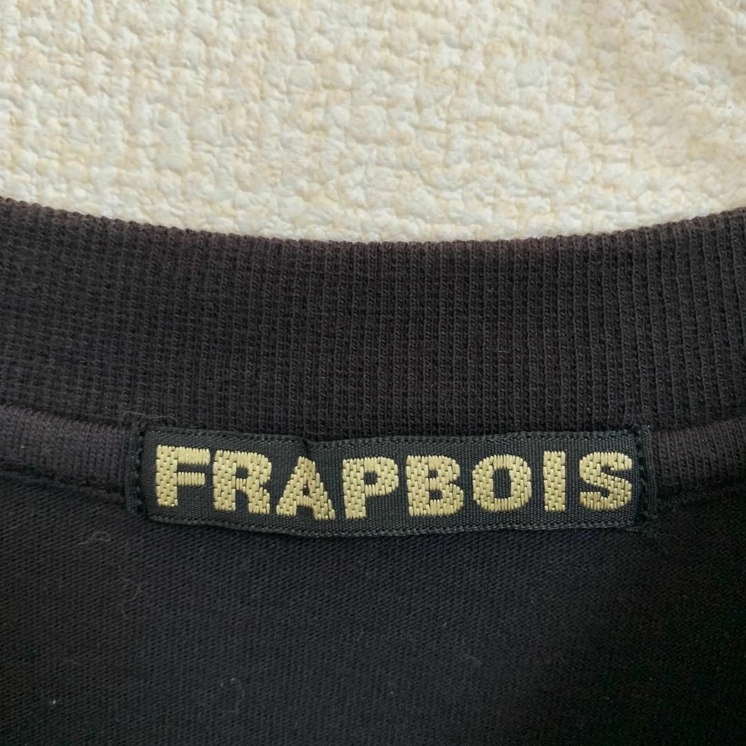 FRAPBOIS(フラボア)のフラボア マドラカットソー トップス チェック S相当 1 ブラック □ レディースのトップス(カットソー(半袖/袖なし))の商品写真