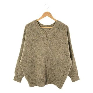 カレンソロジー(Curensology)の【美品】  Curensology / カレンソロジー | アルパカ ウール ニット プルオーバー | F | ベージュ系 | レディース(ニット/セーター)