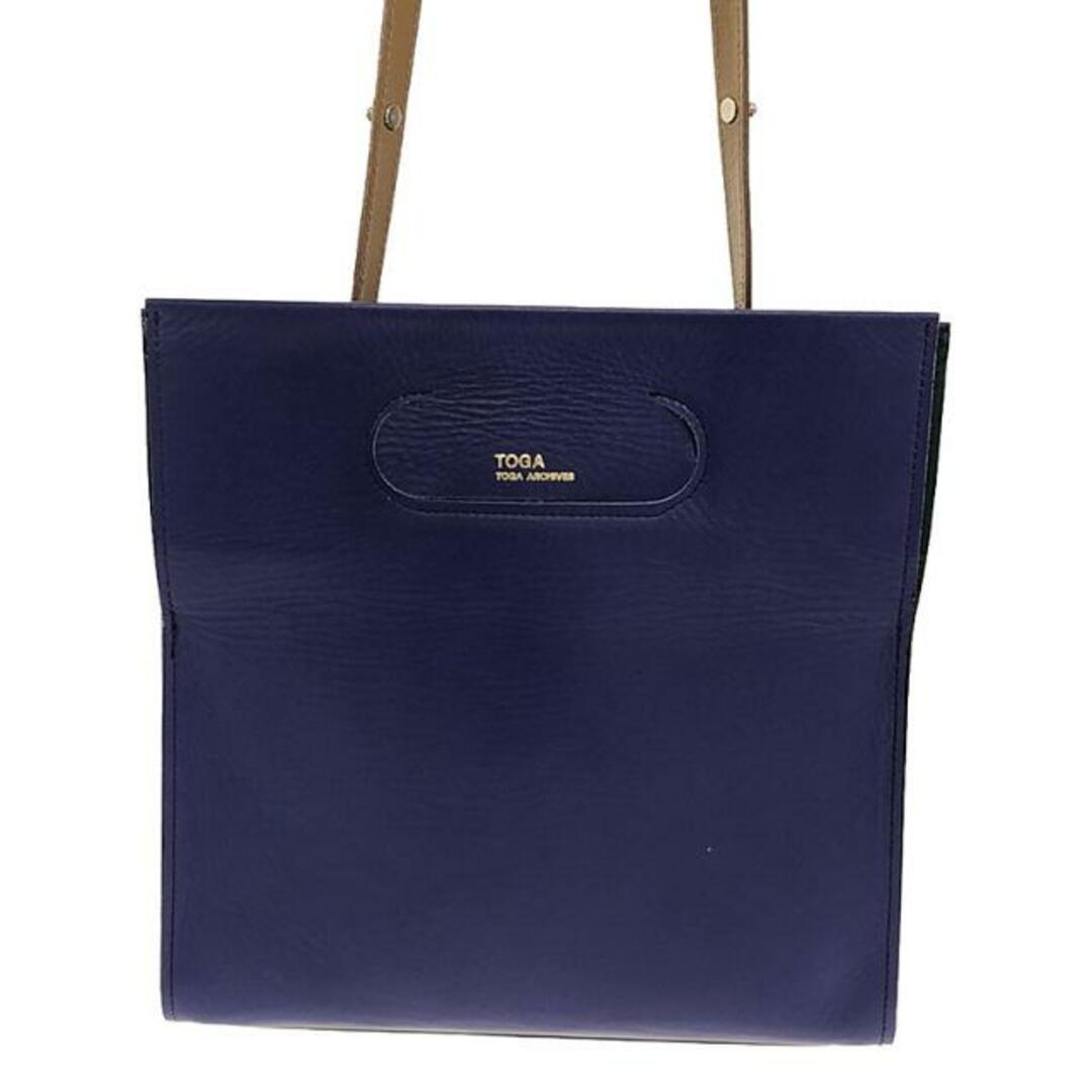 TOGA(トーガ)のTOGA / トーガ | 2way small leather bag ショルダーバッグ | ブルー/グリーン/ブラウン | レディース レディースのバッグ(ショルダーバッグ)の商品写真