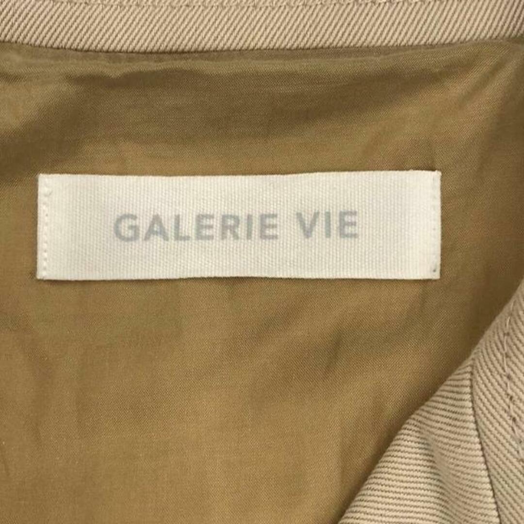 GALERIE VIE(ギャルリーヴィー)の【美品】  GALERIE VIE / ギャルリーヴィー | コットンウールギャバジン ショートトレンチコート | F | ベージュ | レディース レディースのジャケット/アウター(その他)の商品写真