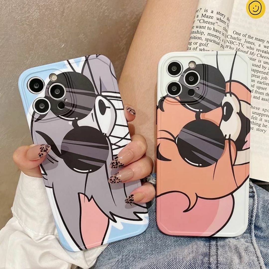 【色:TomandJerry03_サイズ:iPhone13Pro】トムとジェリー スマホ/家電/カメラのスマホアクセサリー(その他)の商品写真