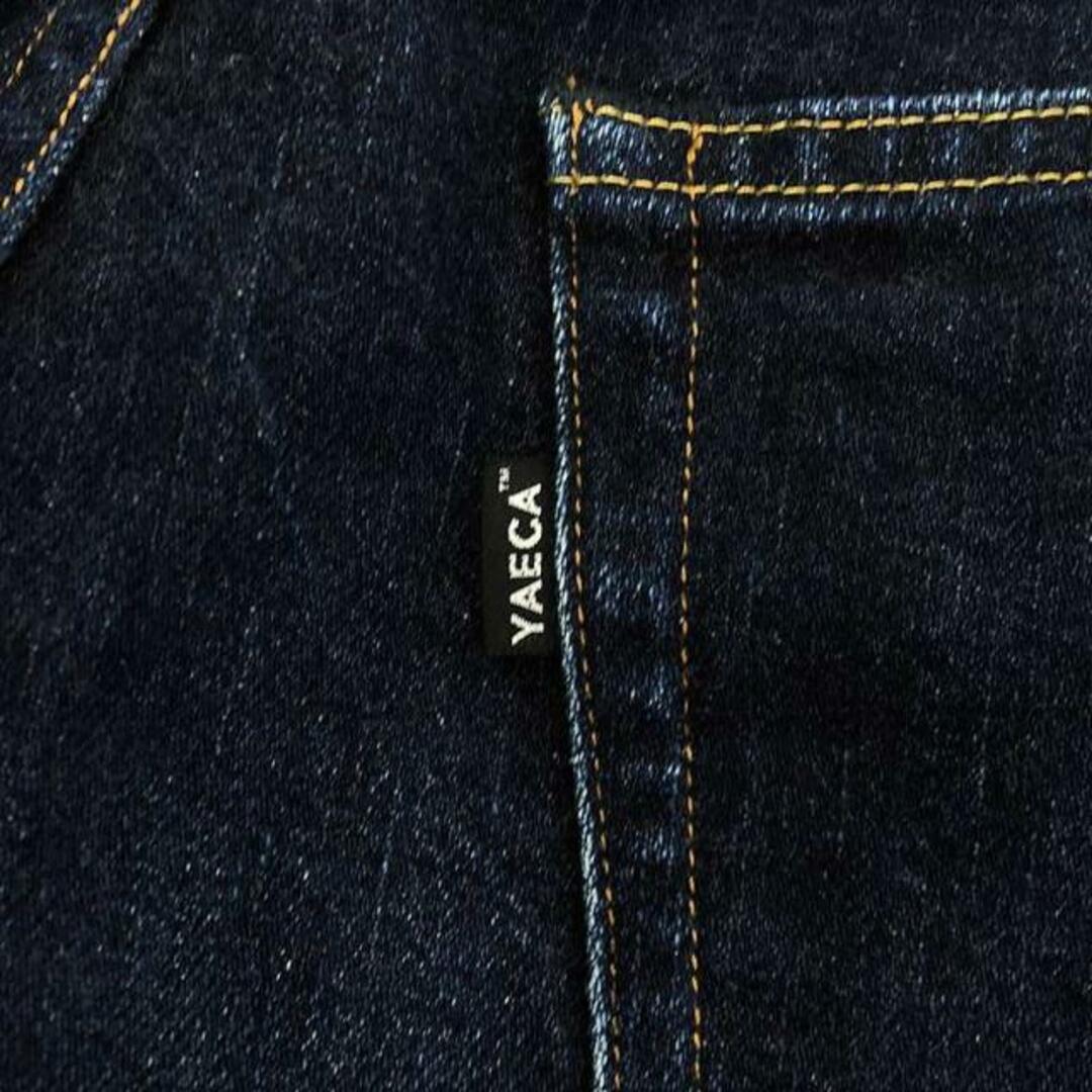 YAECA(ヤエカ)のYAECA / ヤエカ | セルビッチ デニム ワイドテーパード パンツ | 30 | インディゴ | メンズ メンズのパンツ(その他)の商品写真