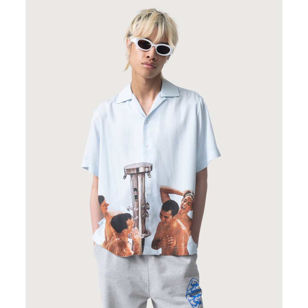 grapevine by k3(グレープヴァインバイケイスリー)のCarne Bollente Rush Shower オープンカラー半袖シャツS メンズのトップス(シャツ)の商品写真