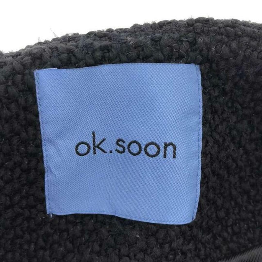 ok.soon / オクスン | ノーカラーツイードショートジャケット | ブラック | レディース レディースのジャケット/アウター(その他)の商品写真