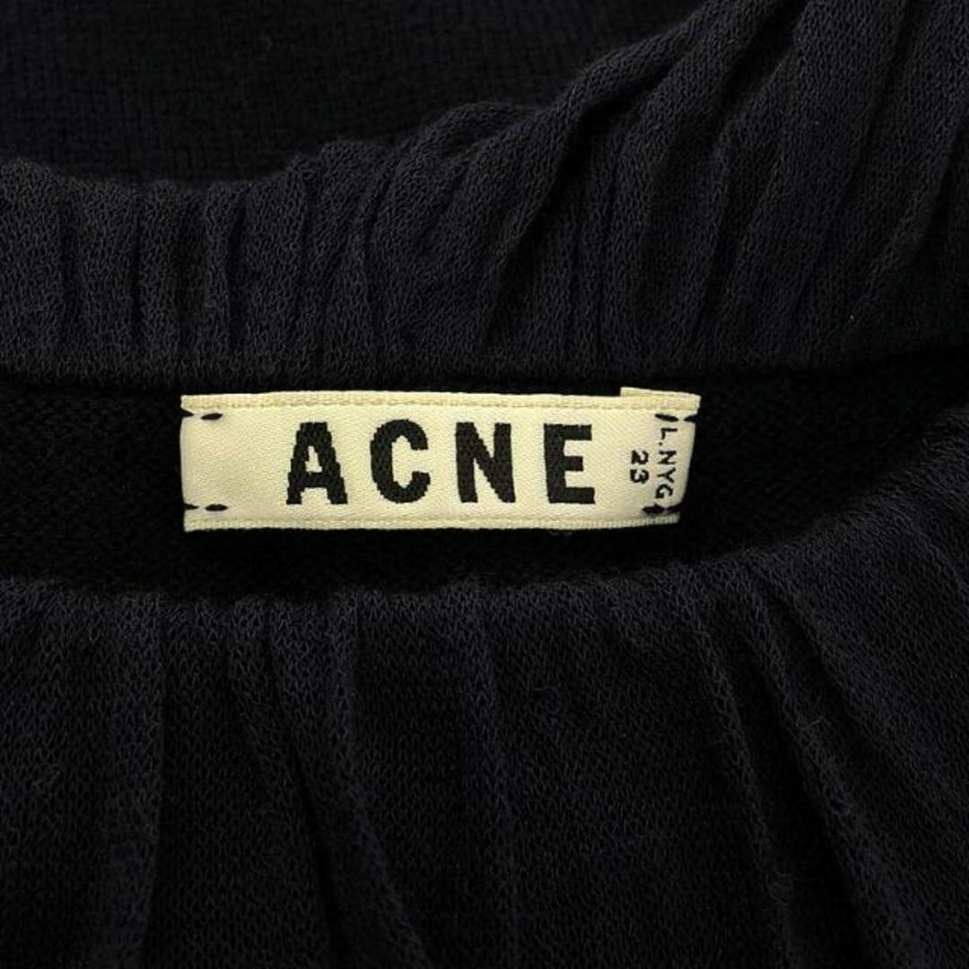 ACNE(アクネ)のAcne / アクネ | LAVA WOOL メリノウール コットン レイヤードニット | XS | ネイビー | レディース レディースのトップス(ニット/セーター)の商品写真